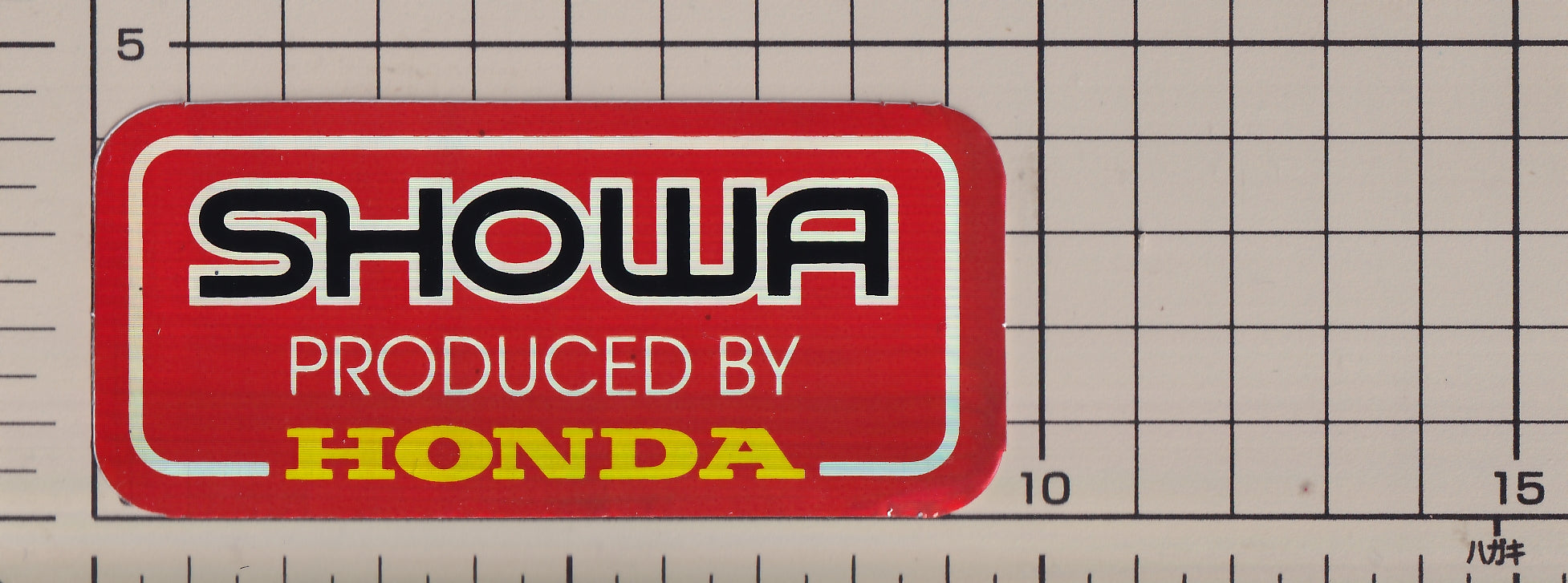 ホンダ ウィング ショウワ プロデュースバイホンダ ホログラム ステッカー【残りわずか】HONDA sticker hologram win