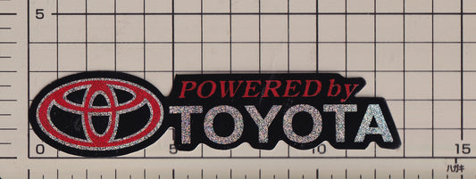 トヨタ パワードバイトヨタ スパンコール ステッカー TOYOTA sticker spangle  POWERD by TOYOTA