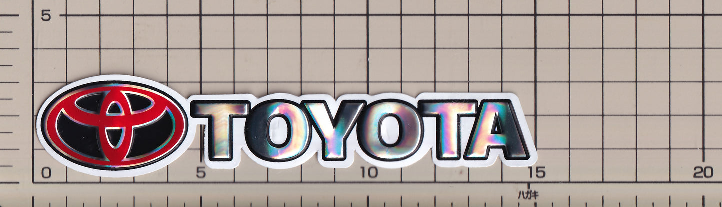 トヨタ ホログラム ステッカー TOYOTA sticker hologram