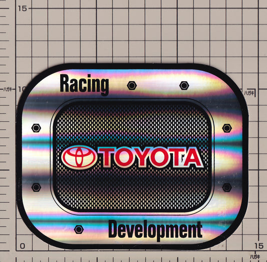 トヨタ フューエルタンク  レーシングデベロップメント ホログラム ステッカー パート１ TOYOTA  sticker hologram fueltank  Racing Development part1