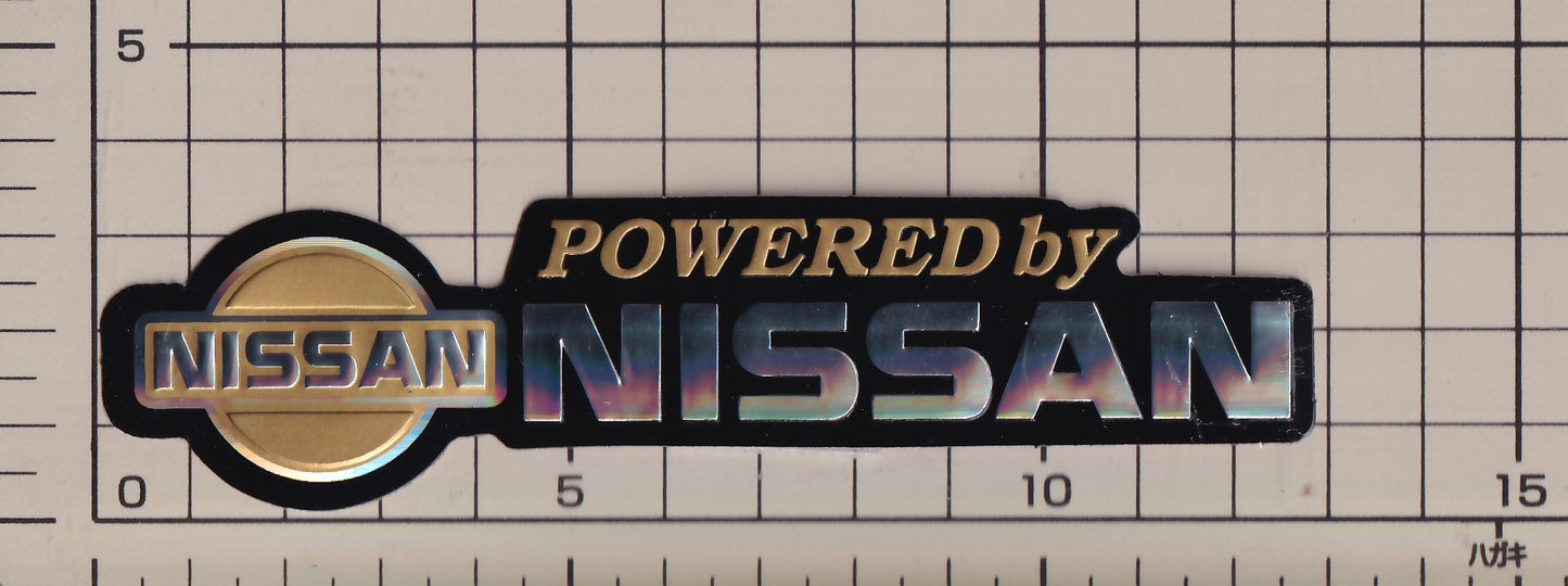 日産 パワードバイニッサン ホログラム ステッカー NISSAN sticker hologram  POWERD by NISSAN