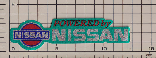 日産 パワードバイニッサン スパンコール ステッカー NISSAN  sticker spangle POWERD by NISSAN