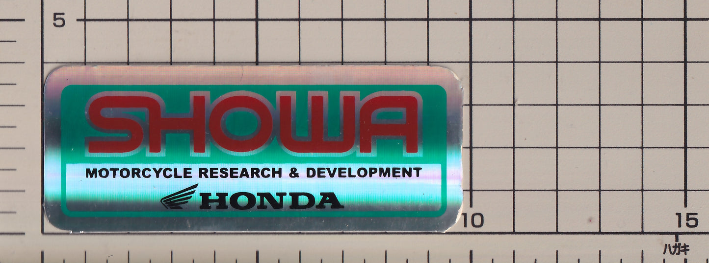 ホンダ ウィング SHOWA ホログラム  ステッカー 【残りわずか】HONDA sticker SHOWA hologram wing