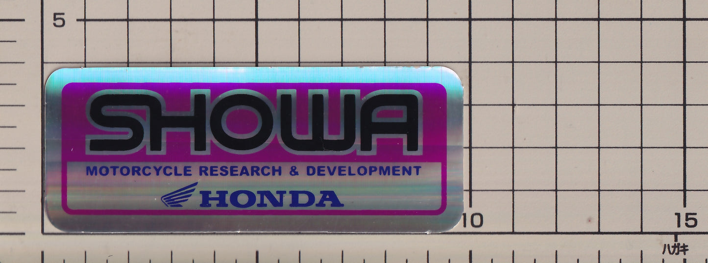 ホンダ ウィング SHOWA ホログラム  ステッカー 【残りわずか】HONDA sticker SHOWA hologram wing