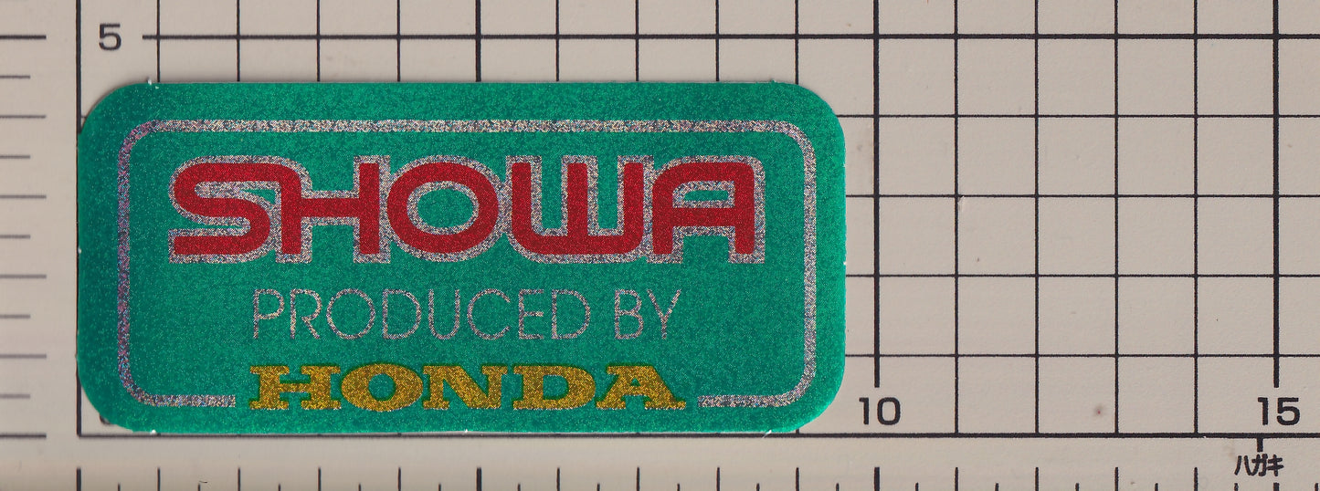 ホンダ ホログラム スパンコール ウィング プロデュースバイホンダ ステッカー HONDA SHOWA sticker spangle hologram wing produce by HONDA