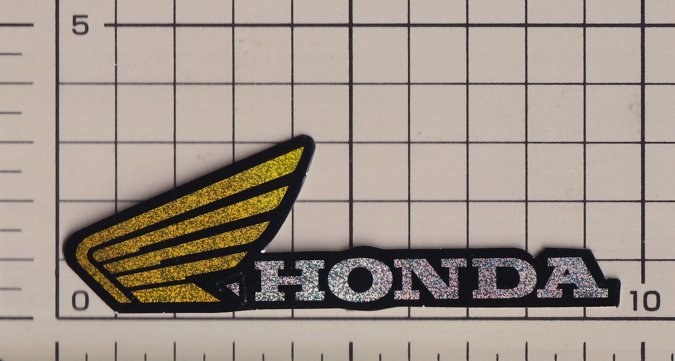 ホンダ ウィング スパンコール ホログラム ステッカー【残りわずか】HONDA sticker spangle hologram wing