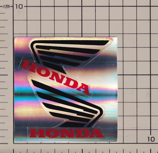 ホンダ ウィング 対称形 ホログラム ステッカー【残りわずか】HONDA sticker hologram mirror image wing