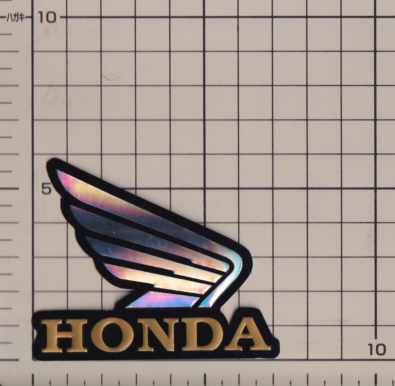 ホンダ ウィング ホログラム ステッカー 対称形あり HONDA sticker  hologram mirror image wing