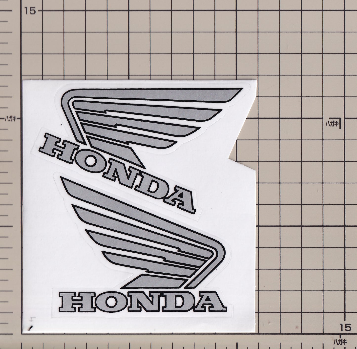ホンダ ウィング 対称形 小 ステッカー HONDA sticker  small  mirror image  wing