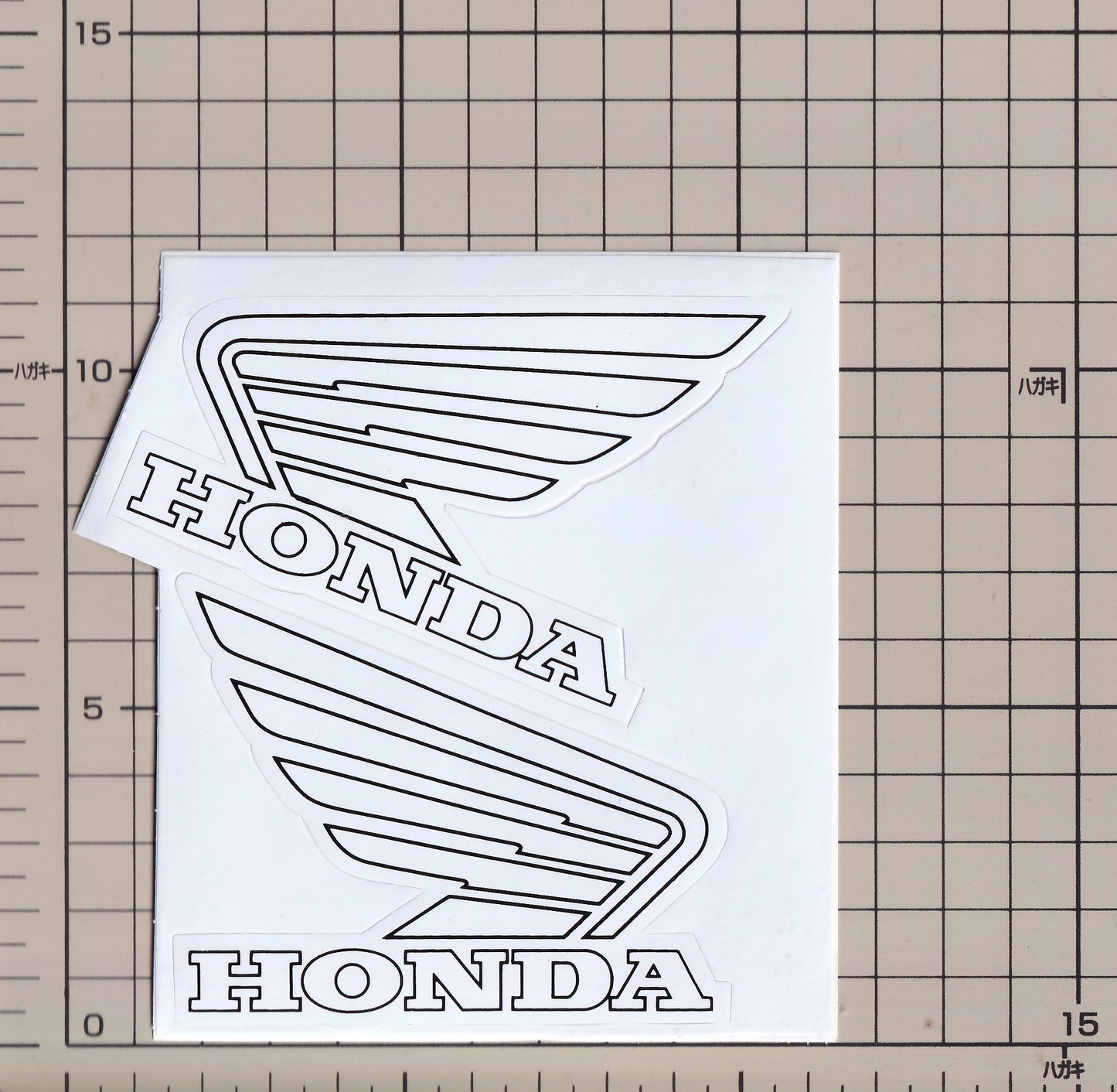 ホンダ ウィング 対称形 小 ステッカー HONDA sticker  small  mirror image  wing