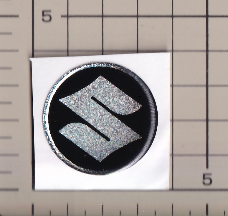 スズキ スパンコール ホログラム 小 エンブレム SUZUKI emblem spangle small hologram