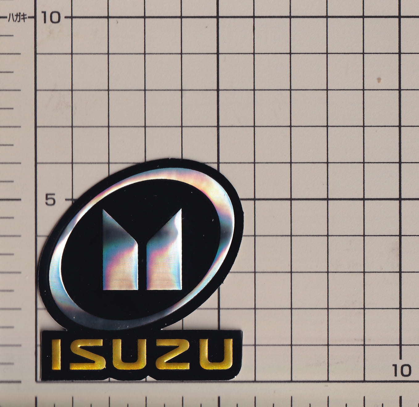 いすゞ  ホログラム マーク ステッカー ISUZU sticker hologram mark