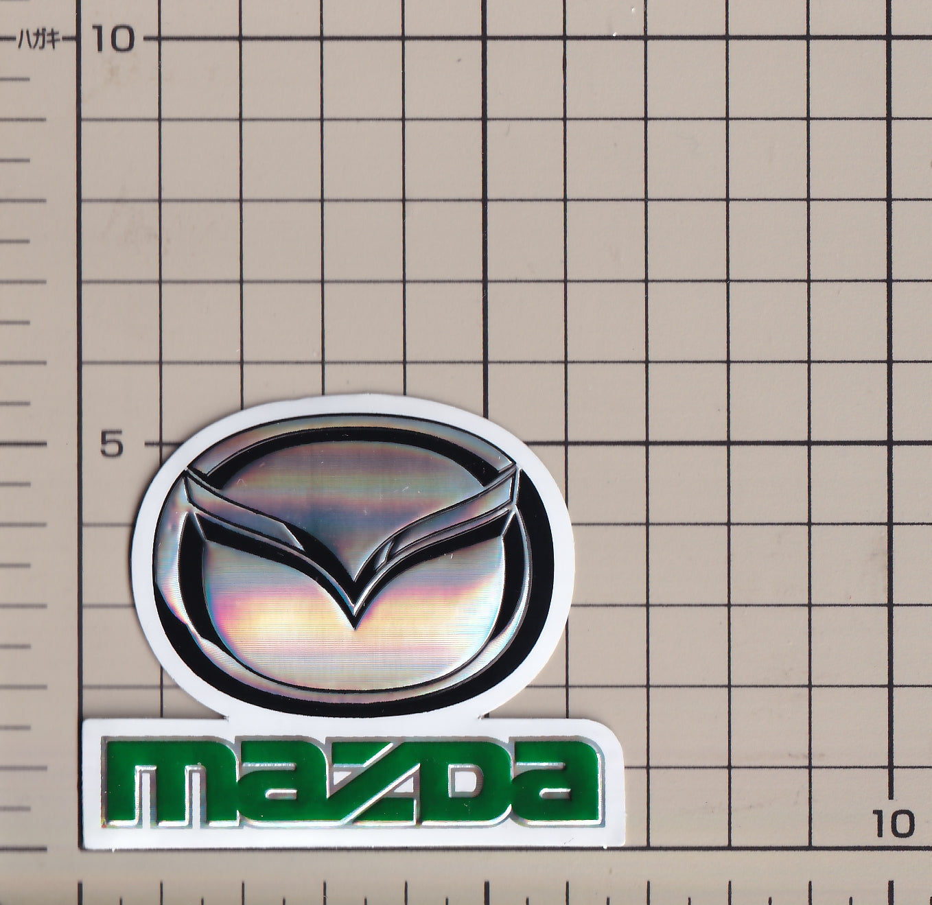 マツダ ホログラム マーク ステッカー MAZDA hologram sticker mark