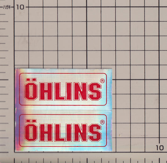 オーリンズ ホログラム ステッカー２枚組 OHLINS sticker hologram 2disc set