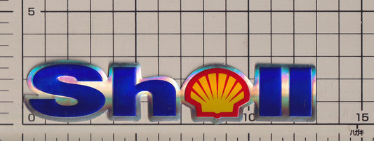 シェル ガソリンスタンド ホログラム ステッカー Shell gasoline station sticker hologram