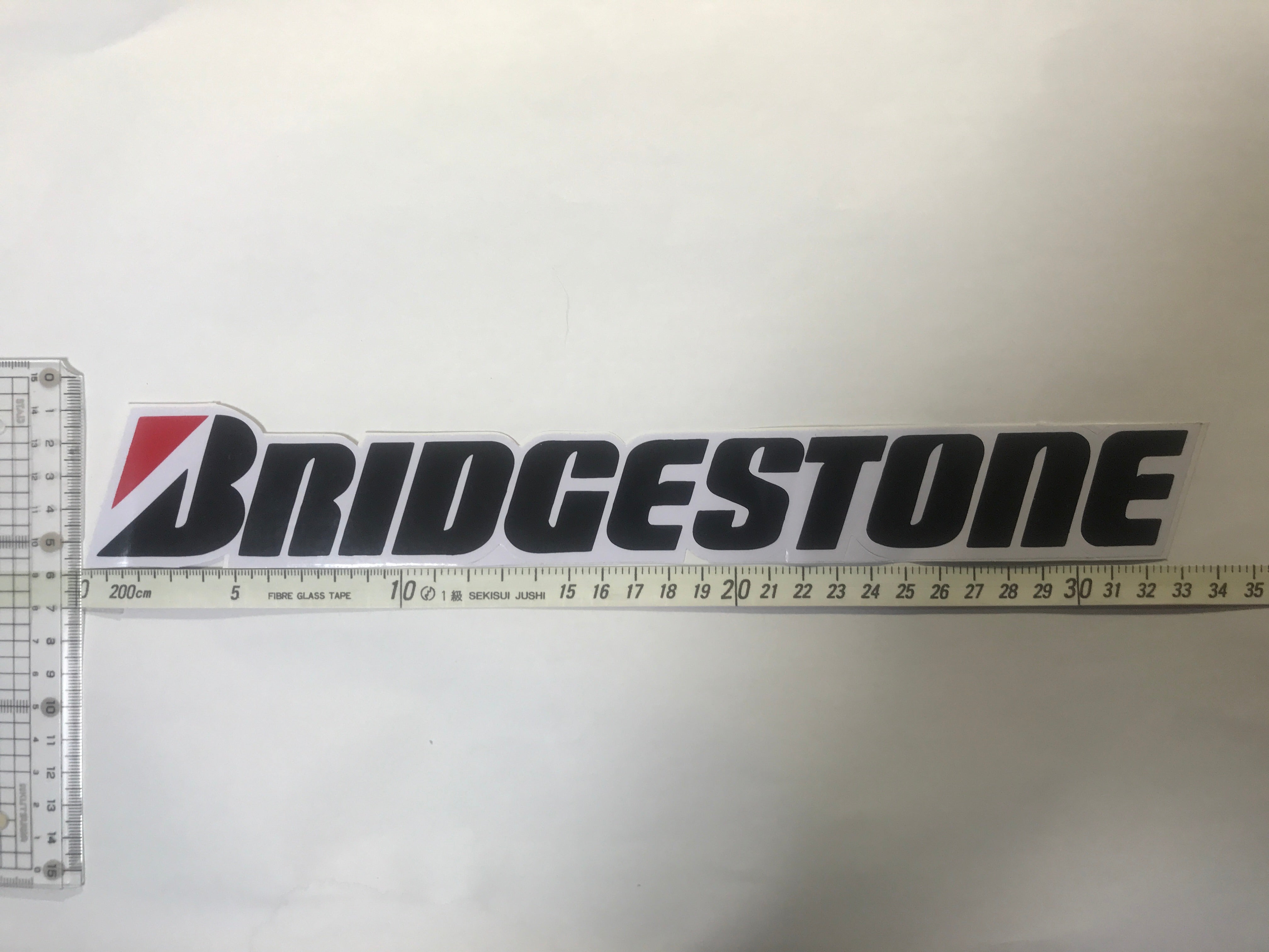 ブリヂストン 旧ロゴ 特大 ステッカー BRIDGESTONE old logo sticker super large